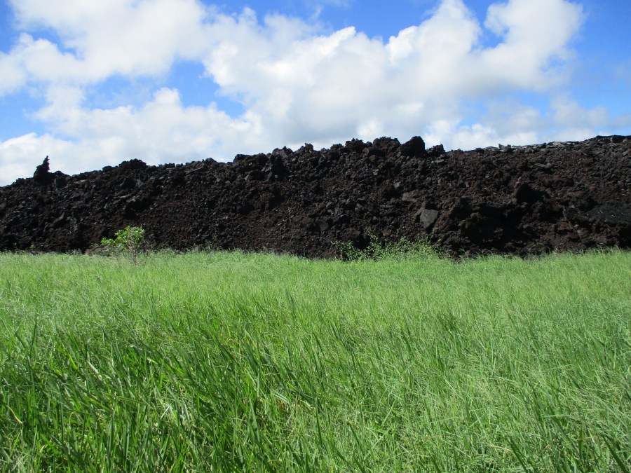 Lava Mass over Little Free Library Pahoa